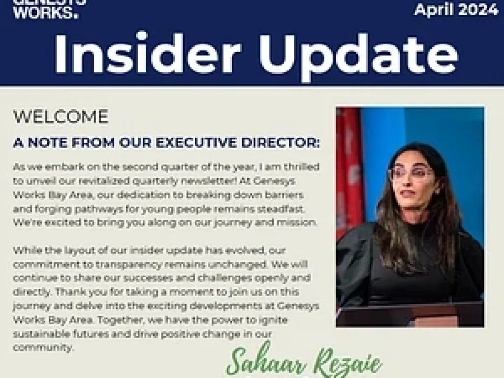 genesys insider giving an update